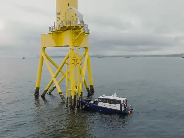 Electric foiling crew transfer vessel by Artemis Technologies demonstrates at Vattenfall&rsquo;s Aberdeen Offshore Wind Farm    