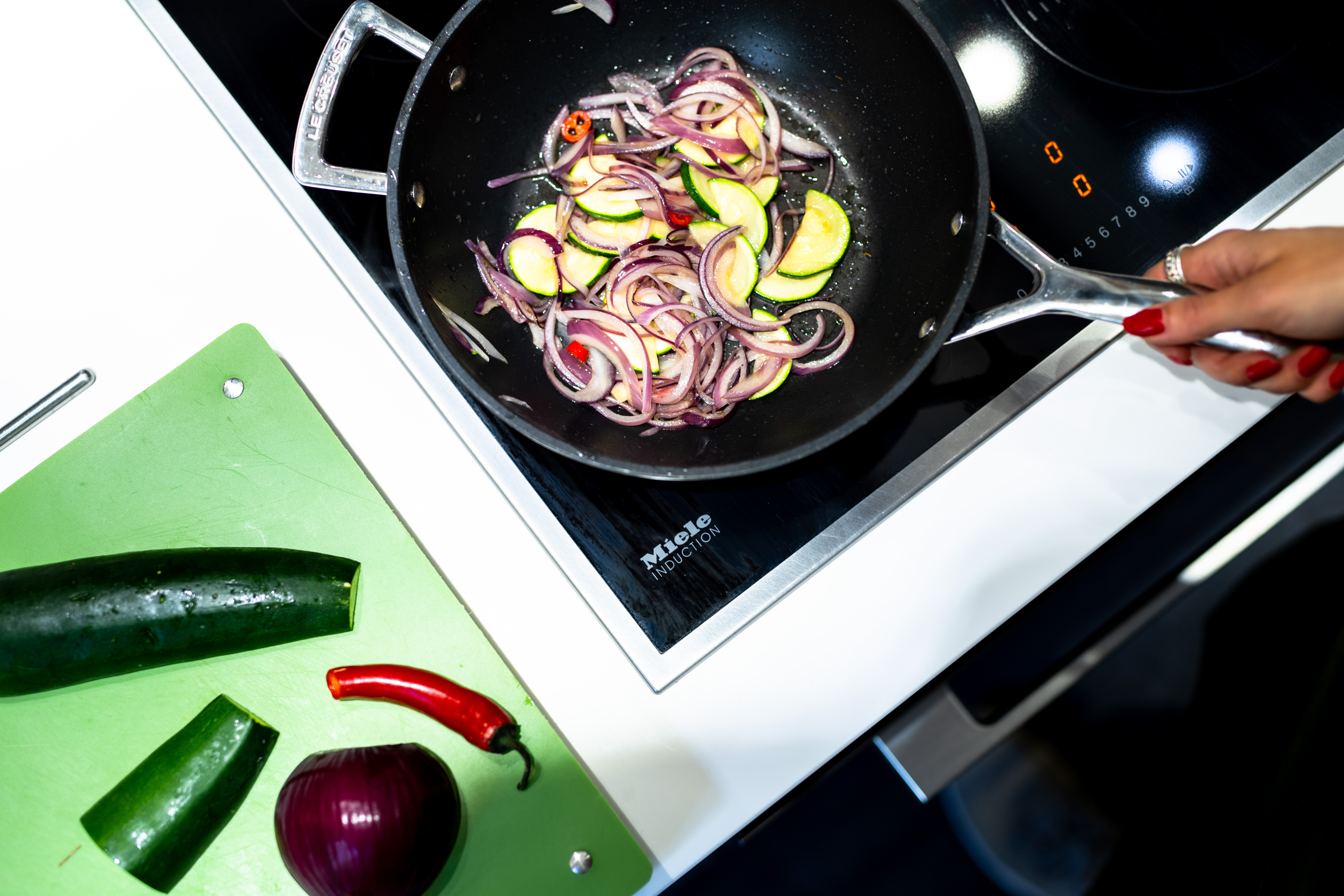 Lainston House Cookery School Hob