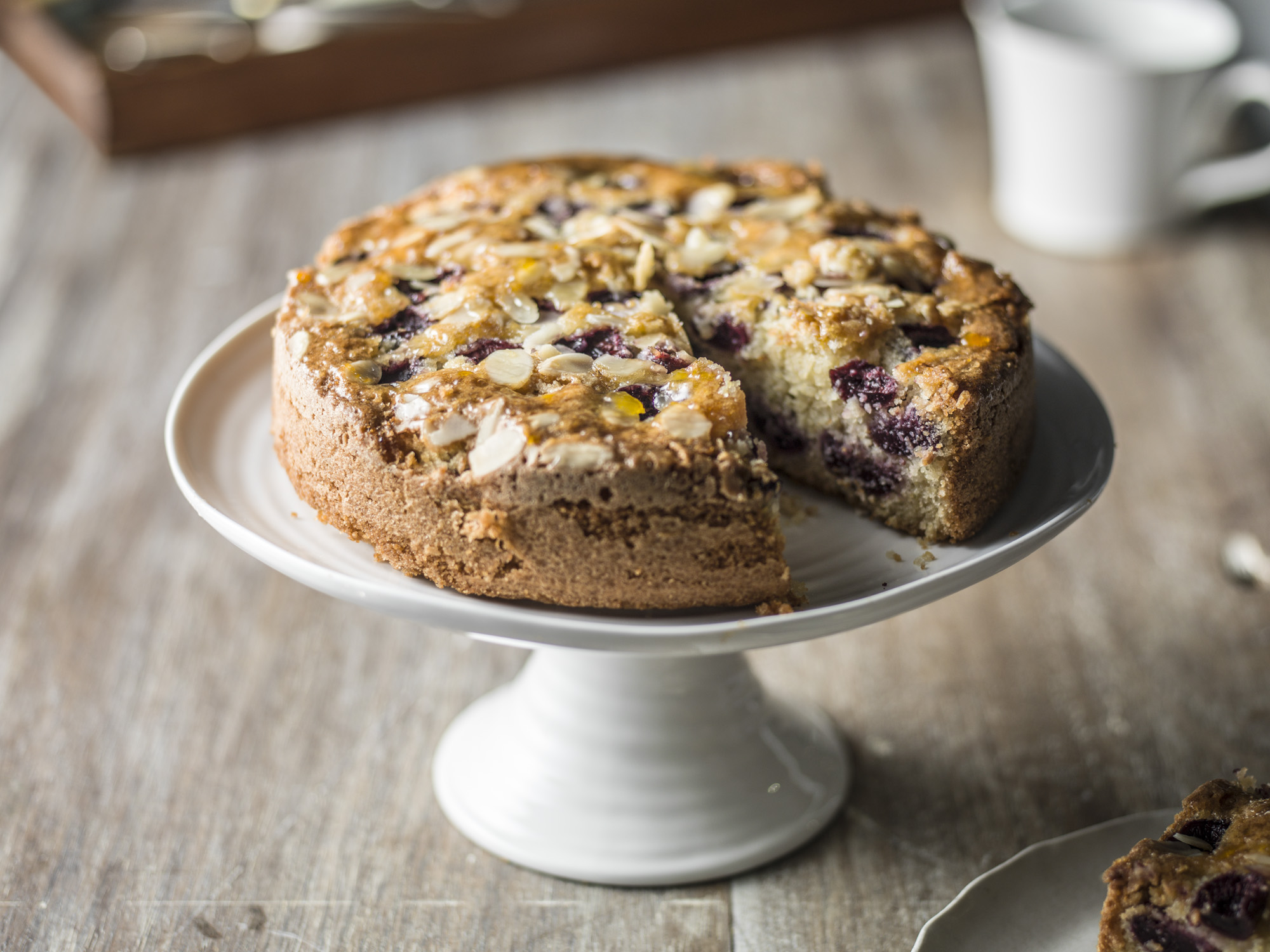 Miele Gluten Free Cherry and Almond Cake