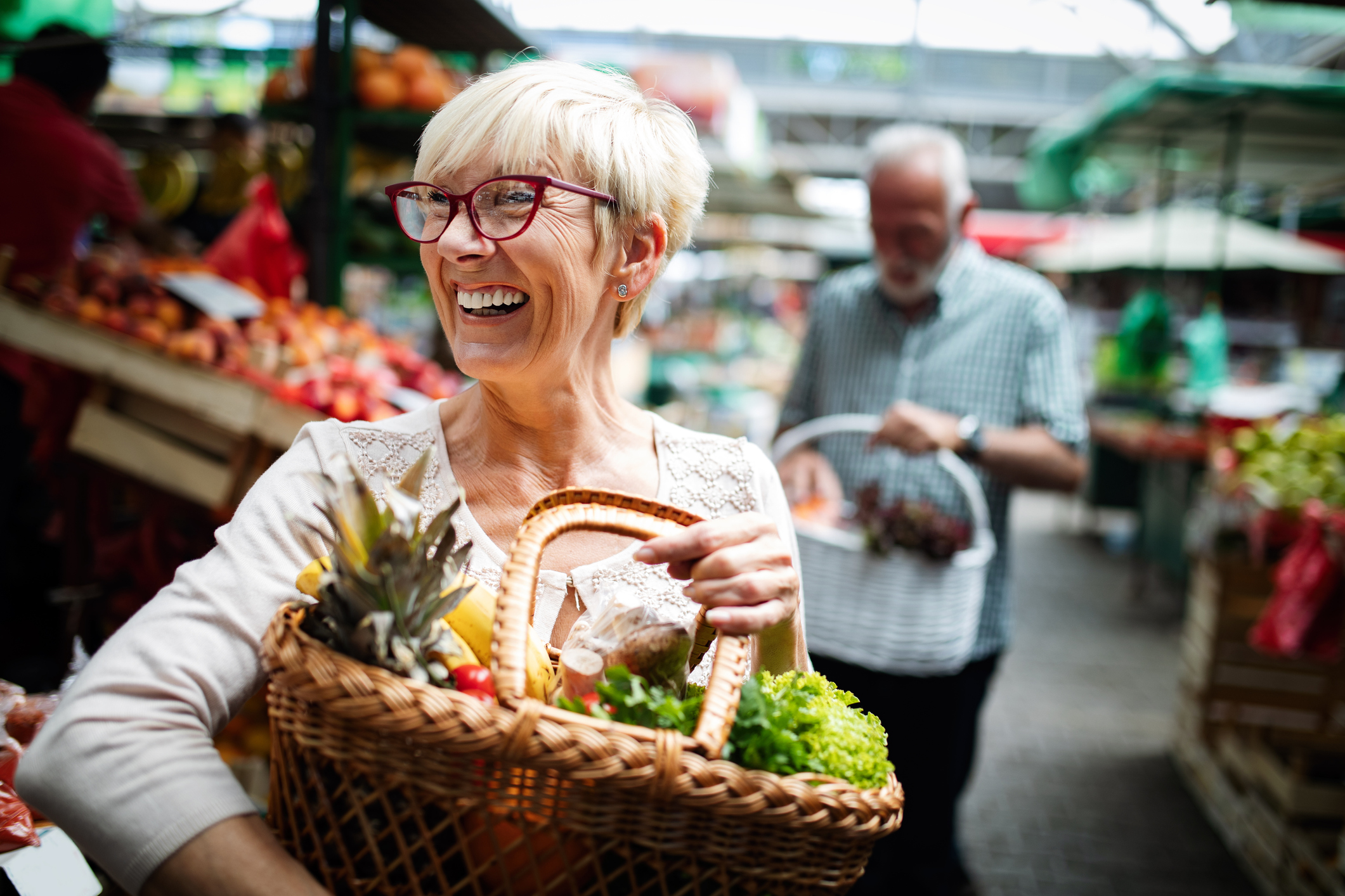 Getty Images - Woman with Produce