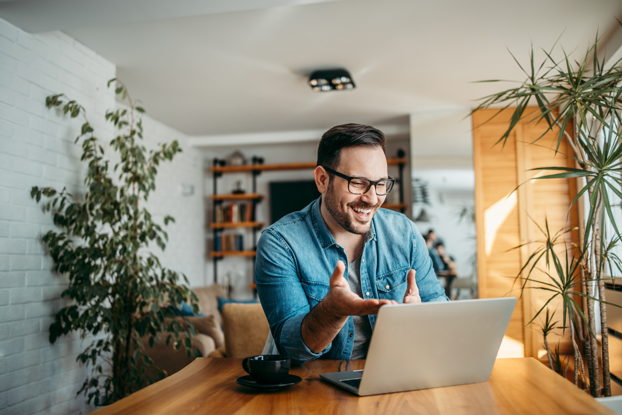 Getty Images - Smiling Man - Virtual Coffee Morning
