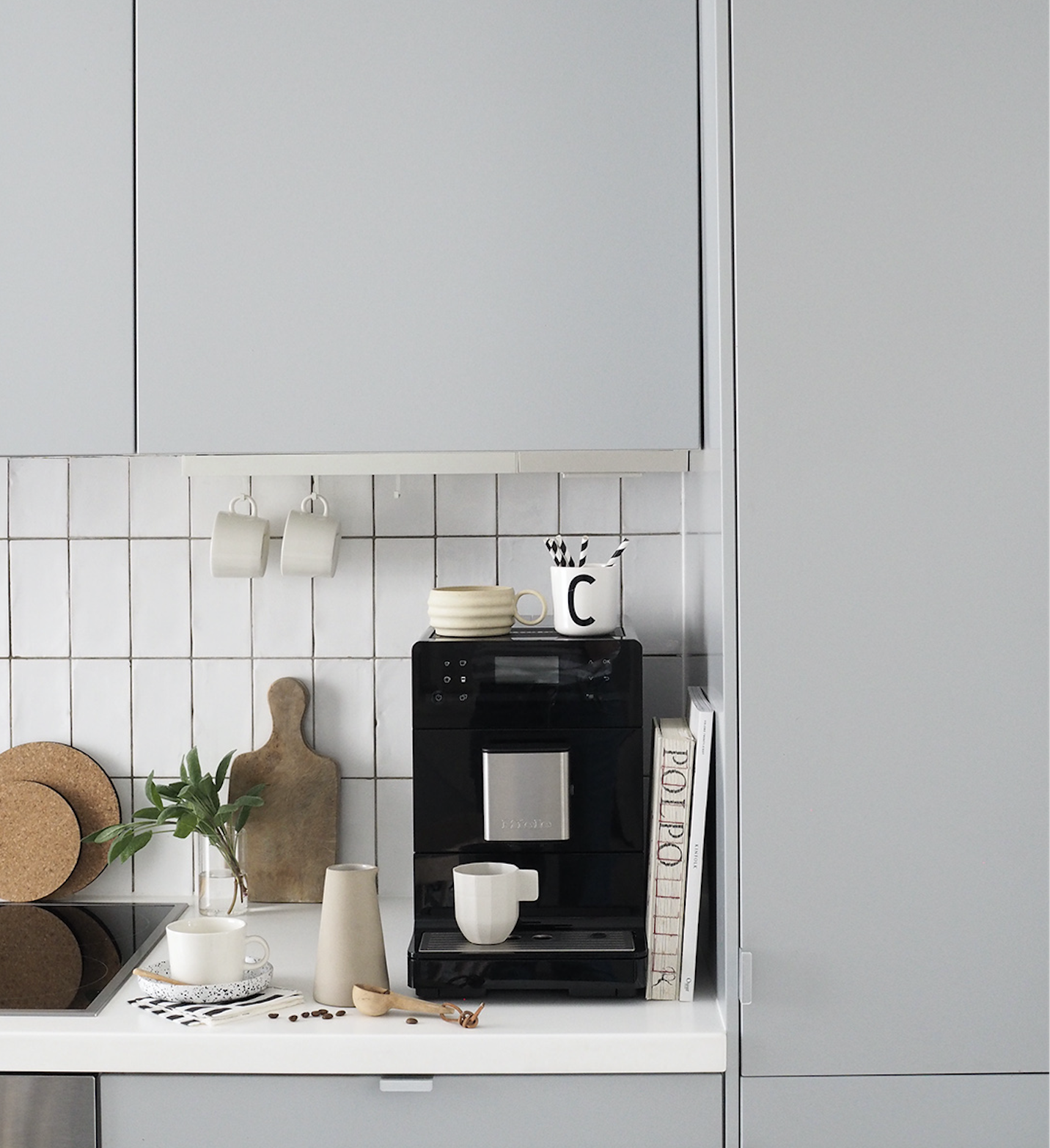 Cate St Hill Minimal Kitchens Coffee Machine