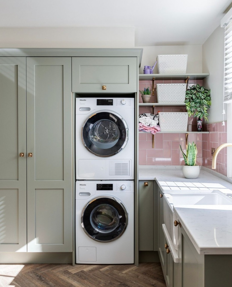 RECENT Miele Washing Machines Stacked