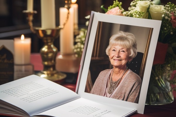 Photo Of Lady With Book And Flowers