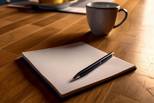 Pen And Paper On Table