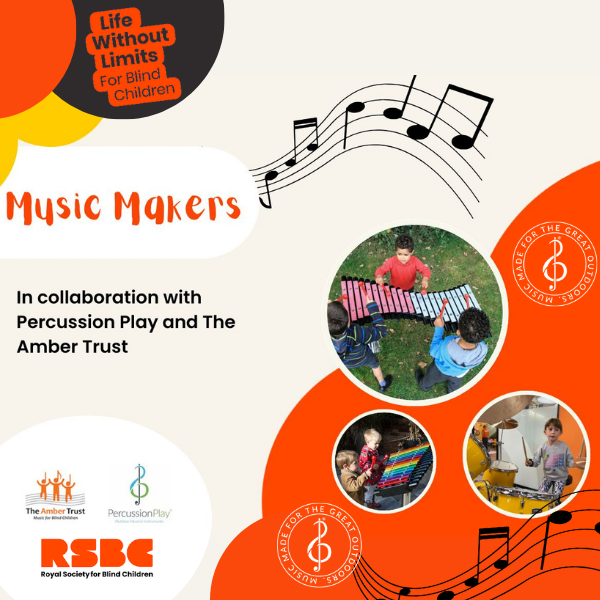 Music Makers Session With The Royal Society for Blind Children and The Amber Trust 