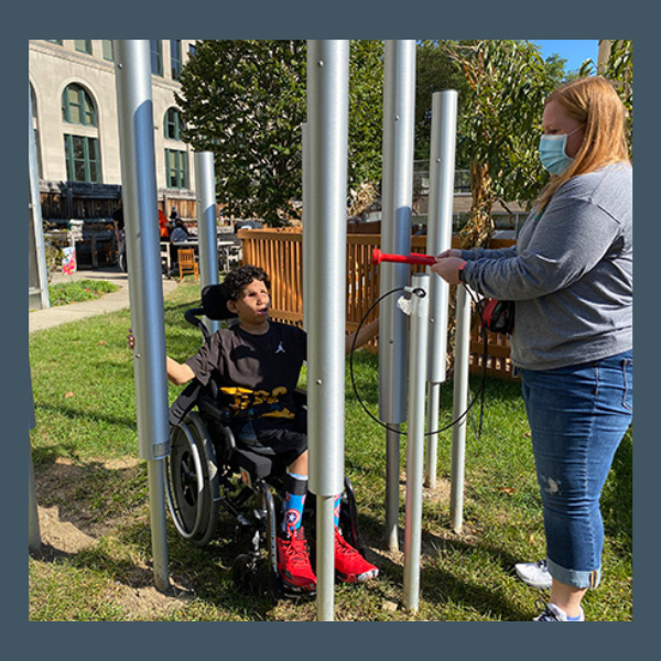 Western PA School for Blind Children Share The Benefits of their Outdoor Music Garden With Parents & Teachers 