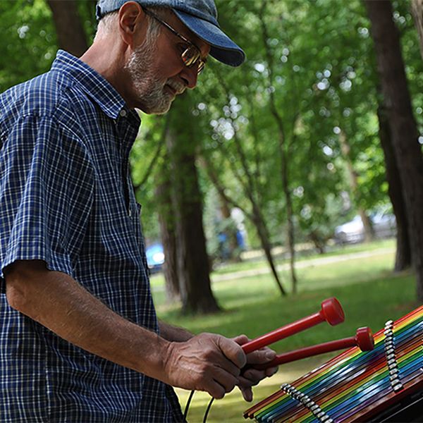 Supporting Veterans with PTSD Through Music and Outdoor Musical Play