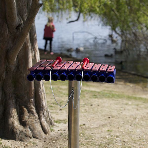 Small and Perfectly Formed Play Area Outdoor Xylophones 