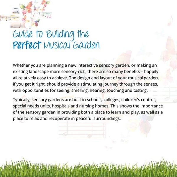 Why Build a Musical Sensory Garden?