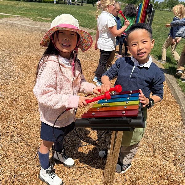 Ashbrook School Hits a Winning Note with Outdoor Musical Instruments